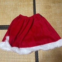 【サンタコス】クリスマス 衣装 3点セット（トップス・スカート・ベルト付き）の画像