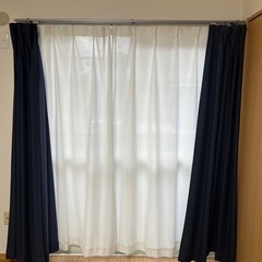7月21日まで！【カーテン+レースカーテン】ニトリの画像