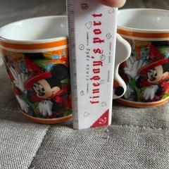 値下げ【美品】ディズニー ミッキー&ミニーのマグカップの画像