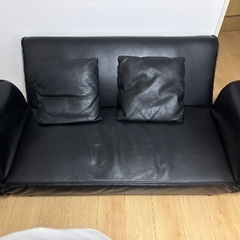 【ジャンク品】2人がけソファベッド