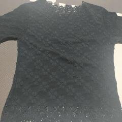 美品　半袖レーストップスの画像