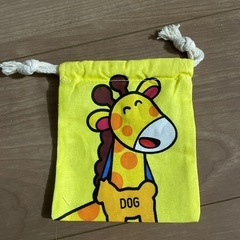 たべっ子どうぶつ　カラフルミニ巾着　キリンの画像