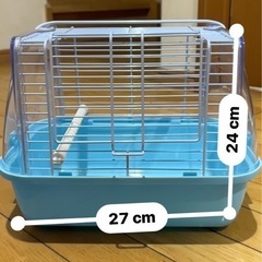 お出かけ用鳥かごの画像