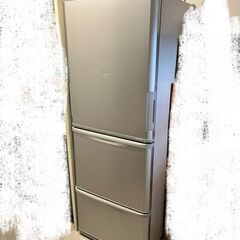 【譲渡先決定済】【中古】シャープ ノンフロン冷凍冷蔵庫 SJ-W352F-S 2020年製の画像
