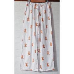 新品未使用★DOG柄ロングパンツ