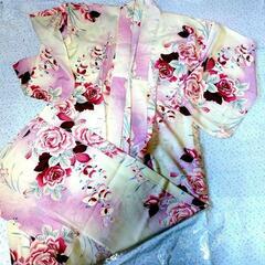お宝 希少 高価 ブランド 東京銀座 撫松庵 高級 浴衣 フルセット 薔薇柄 雑誌内モデル着用デザイン 美品 日本 京都 夏祭り MADE IN JAPANの画像