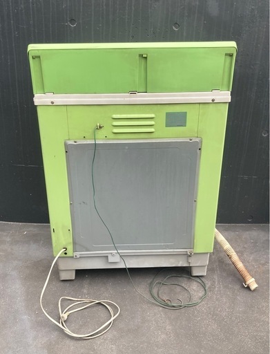 三菱　二層式洗濯機　千曲　CW-621G　緑　グリーン　動作確認済み　昭和レトロ 三菱 二層式洗濯機 千曲 CW-621G 緑 グリーン 動作確認済み 昭和