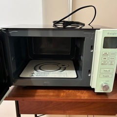 【購入者決定済】⭐︎レトロデザイン⭐︎  電子レンジ　18L エディオンオリジナルの画像