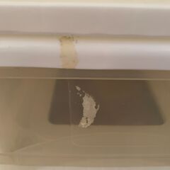 ニトリの引き出し3つ（白）の画像