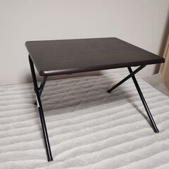 【ニトリ】折りたたみ コンパクトデスク フレッタ DBRの画像