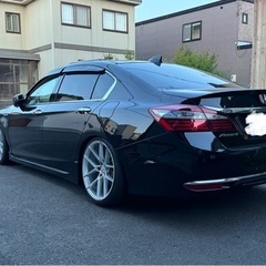 アコードハイブリッドEX FF CR7 ラルグス車高調ハーフレザーシートの画像