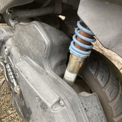 スズキアドレス V125S 白 実働の画像