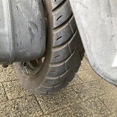 スズキアドレス V125S 白 実働の画像