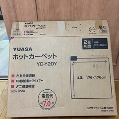 ホットカーペットとカーペット付きの画像