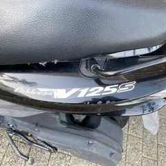 スズキアドレス V125S 黒 FI 実働の画像