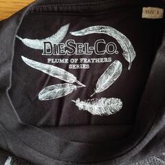 DIESEL-CO 黒 コットン Tシャツの画像