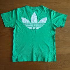 adidas グリーン Tシャツの画像