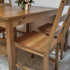 IKEA HÄGERNÄS ヘーゲルネス テーブル&チェア4脚の画像