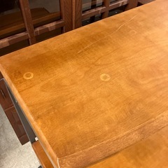 T2507-153 スライド式 パソコンデスク キャスター付き キズ汚れ有りの画像