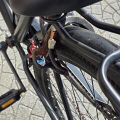 【中古・現状渡し】自転車 ママチャリ 27.5インチ オートライトの画像