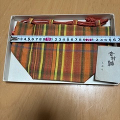 浴衣小物　カバン　オレンジの画像