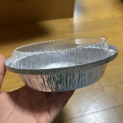 アルミ丸深型 RD1858HE 本体とフタ　各50枚セットの画像