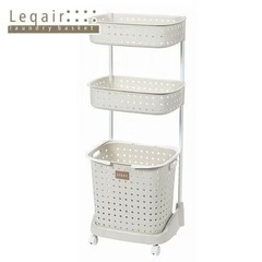 【美品】レクエア　ランドリーバスケットの画像