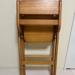 大和屋　折りたたみ式　キッズハイチェアーの画像