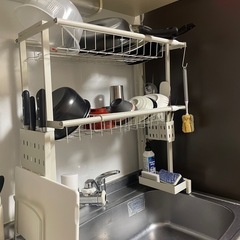 お譲り先決まりました！水切りラック(シンク上)