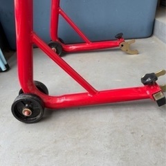 バイクスタンド 【良品】バイク メンテナンススタンド リアスタンド 後輪用  の画像