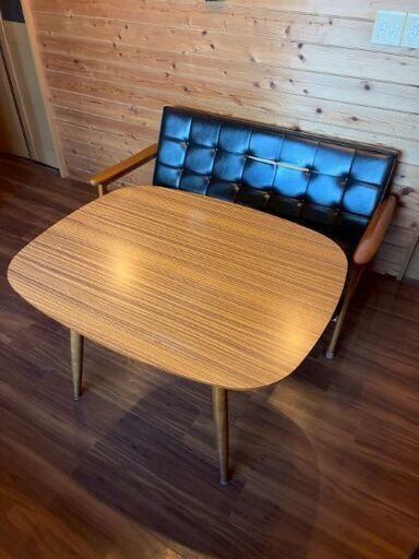 カリモク60 ダイニングセット Kチェア 2シーター ブラック 黒 Dテーブル