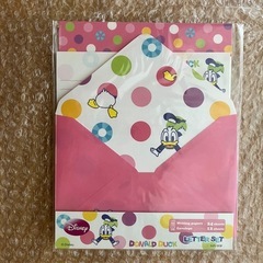 ドナルドダックのレターセット 2つセットの画像