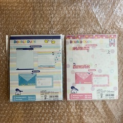 ドナルドダックのレターセット 2つセットの画像