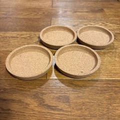 新品　IKEA コルクコースター コルクプレート　カップ置き　
