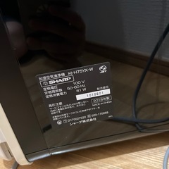 ★激安　シャープ　プラズマクラスターの画像