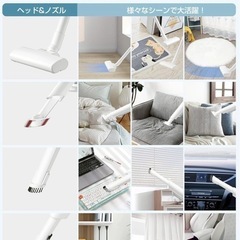 掃除機 コードレスハンディ超軽量 超強力吸引 スティックク PSEな認証済の画像