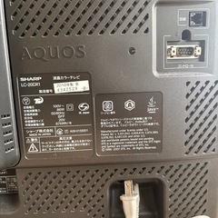 SHARP製　テレビの画像