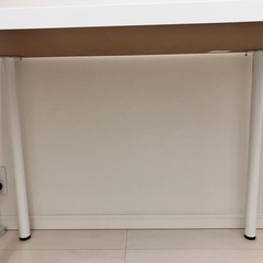【8月3日まで特別販売】IKEA デスク（ホワイト）の画像
