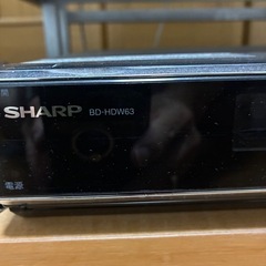 シャープ 320GB 2チューナー ブルーレイレコーダー AQUOS BD-HDW63の画像