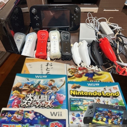 大人数で遊べるwiiuセット（画像の物全部です）