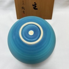 橘吉（たち吉）青翠　花瓶の画像