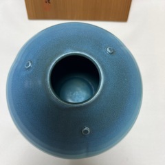 橘吉（たち吉）青翠　花瓶の画像
