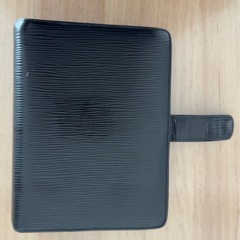 ⑦手帳　黒色　革製の画像
