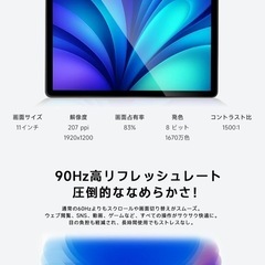 ⭐️新品未使用⭐️PHILIPSタブレット⭐️11インチ Android15 大容量バッテリーの画像