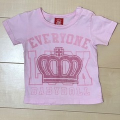 80 女の子半袖Tシャツ　どれでも1枚の画像