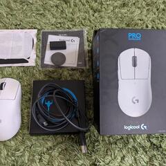 Logicool G PRO G-PPD-003WL G-PMP-001　マウス　マウスパッドセット ロジクール ワイヤレスの画像