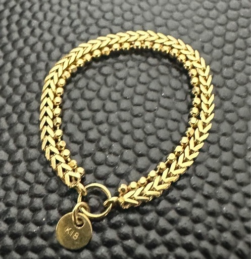 【掲載終了】agete アガットK18 チェーンリング　11号