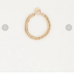 【掲載終了】agete アガットK18 チェーンリング　11号の画像