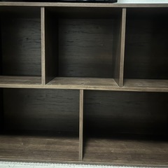収納家具 本棚 カラーボックス 棚 ブラウンの画像