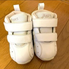 アシックス　スクスク　キッズシューズ　14センチ　ユニセックスの画像